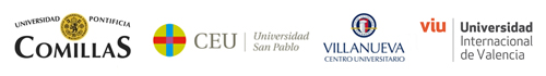 Colaboración Universidad Pontificia COMILLAS, Universidad CEU San Pablo, Centro Universitario Villanueva, Universidad Internacional de Valencia
